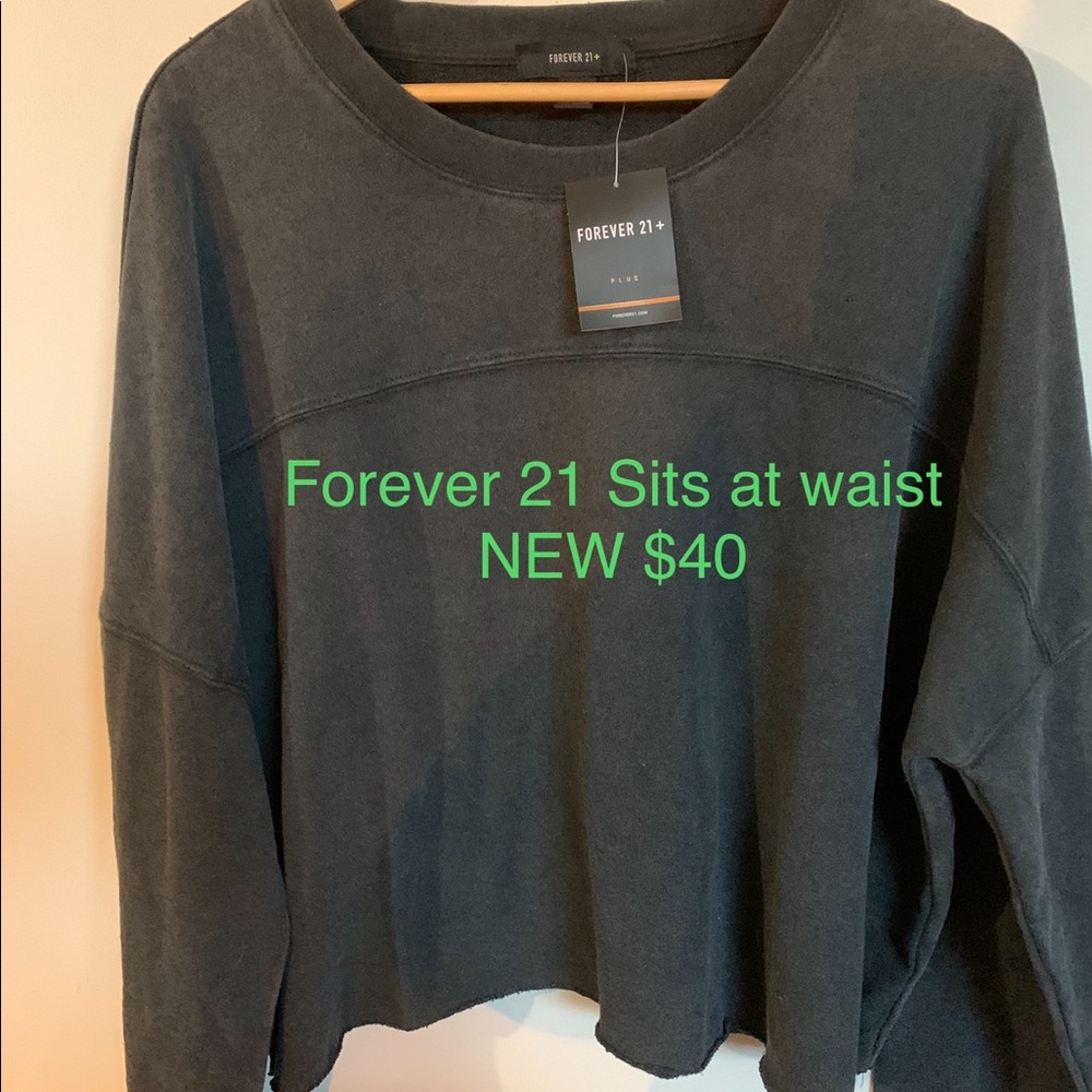 Sweatshirt, Sits at waist